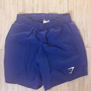 Men’s Small Gymshark 5” Shorts, Blue